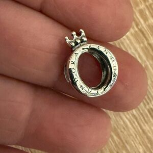 Pandora Silver Crown Ring Charm